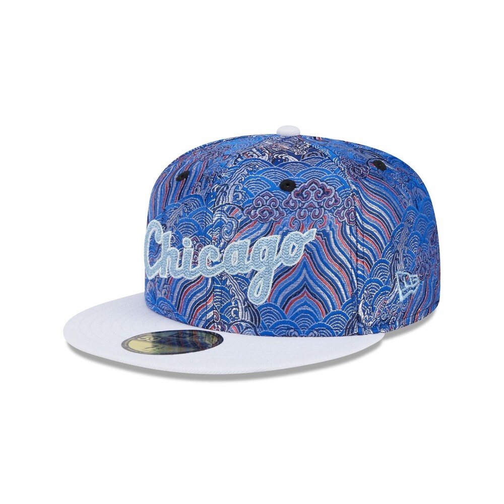 New Era Chicago White Sox Wave Fill 59FIFTY Fitted Hat - Size 7 1/4